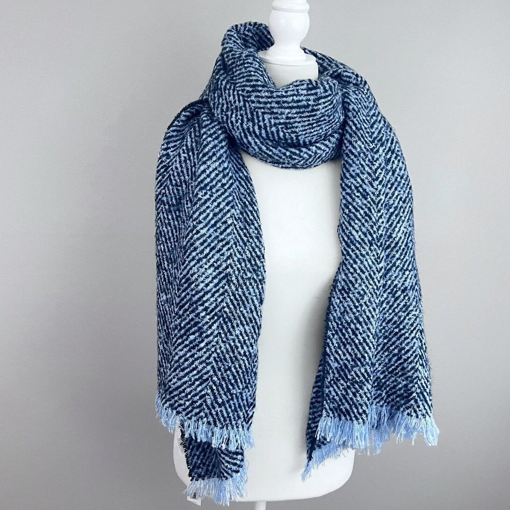 Banana Republic Scarf Shawl Wrap Stadium Tailgate 28x78 New NWT
